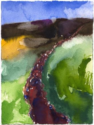 34 (Race), 14cmx19cm, Watercolour 34 (Race), 14cmx19cm, Watercolour